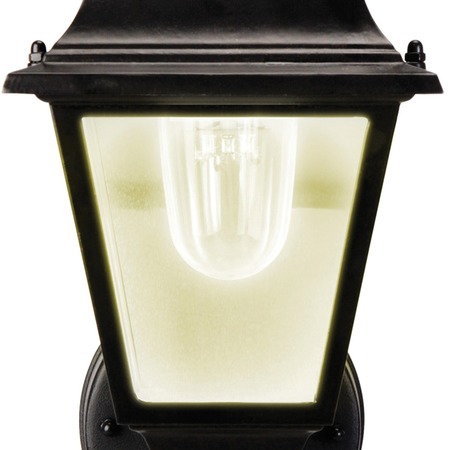 MAXSA INNOVATIONS Metal and Glass Battery-Powered Motion-Activated Wall Sconce 43319-RS